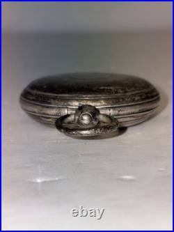 Vintage John Bennett London Antique Silver English Pocket Watch Male Accessory