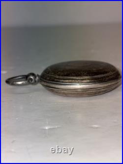 Vintage John Bennett London Antique Silver English Pocket Watch Male Accessory