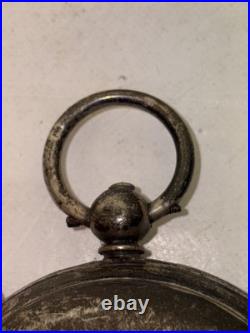 Vintage John Bennett London Antique Silver English Pocket Watch Male Accessory
