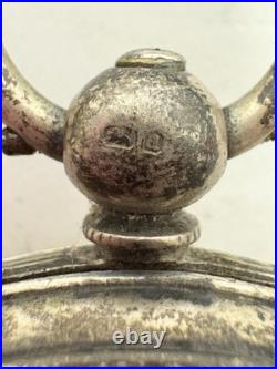 Vintage John Bennett London Antique Silver English Pocket Watch Male Accessory