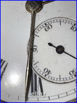 Vintage John Bennett London Antique Silver English Pocket Watch Male Accessory