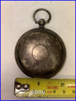 Vintage John Bennett London Antique Silver English Pocket Watch Male Accessory
