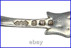 Vintage LIBERTY & CO. English Sterling Condiment Mustard Pot withSpoon and hearts