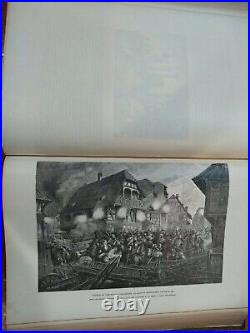 Vintage Large Antique The Art Treasures of American Strahan illustrations book