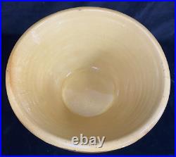 Vintage Large Earthenware English Country Dairy / Dough Bowl / Pancheon