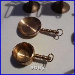 Vintage Old Antique Brass Tiny Miniature Dolls House Toys 20 Pieces Set BUNDLE Vintage Old Antique Brass Tiny Miniature Dolls House Toys 20 Pieces Set BUNDLE