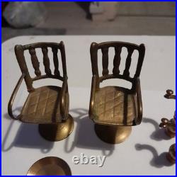 Vintage Old Antique Brass Tiny Miniature Dolls House Toys 20 Pieces Set BUNDLE Vintage Old Antique Brass Tiny Miniature Dolls House Toys 20 Pieces Set BUNDLE