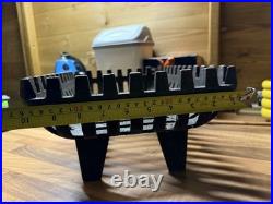 Vintage Old Antique Cast Iron Fire Grate Basket Old English Cottageblack15x10