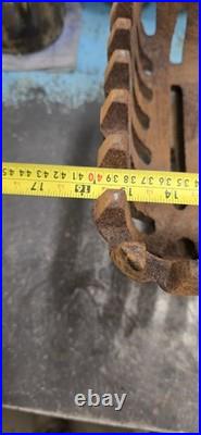 Vintage Old Antique Cast Iron Fire Grate Basket Olde English Cottage black Heavy