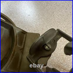 Vintage Old Antique Solid BRASS Horse closed carriage pulling cart Olde English