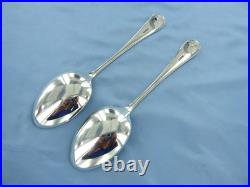 Vintage Pair Of Sterling Silver, Old English Serving Spoons. Sheffield 1995