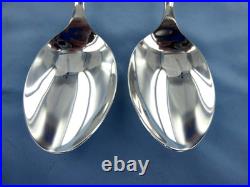 Vintage Pair Of Sterling Silver, Old English Serving Spoons. Sheffield 1995