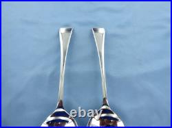 Vintage Pair Of Sterling Silver, Old English Serving Spoons. Sheffield 1995