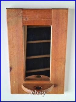 Vintage Pine Wood Ice Signed By A Penny Piece English Scandinavian Style 70