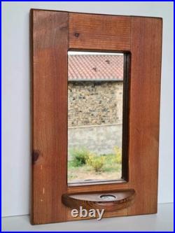 Vintage Pine Wood Ice Signed By A Penny Piece English Scandinavian Style 70