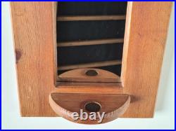 Vintage Pine Wood Ice Signed By A Penny Piece English Scandinavian Style 70