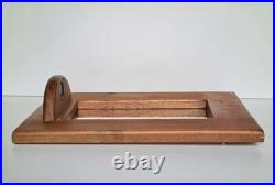 Vintage Pine Wood Ice Signed By A Penny Piece English Scandinavian Style 70