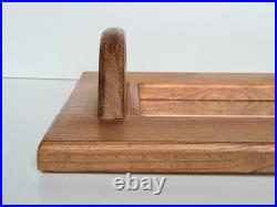 Vintage Pine Wood Ice Signed By A Penny Piece English Scandinavian Style 70