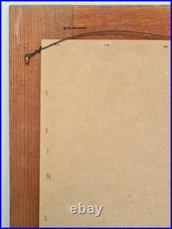 Vintage Pine Wood Ice Signed By A Penny Piece English Scandinavian Style 70