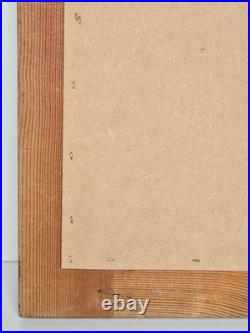 Vintage Pine Wood Ice Signed By A Penny Piece English Scandinavian Style 70