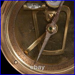 Vintage Pocket Compass, English, Terrestrial, Maritime, Navigation, Instrument