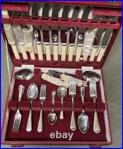 Vintage Prestons Ltd Old English 38 Piece Cutlery Set