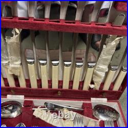 Vintage Prestons Ltd Old English 38 Piece Cutlery Set