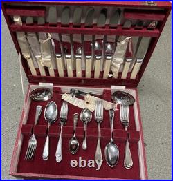 Vintage Prestons Ltd Old English 38 Piece Cutlery Set