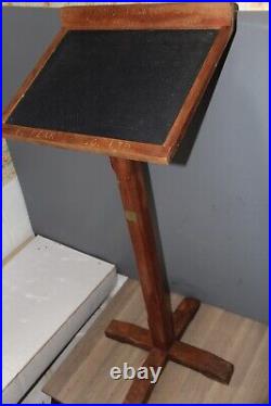 Vintage Quality Heavy Duty Freestanding Wooden Lecturn Stand By F. PEART & Co Ltd