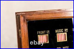 Vintage Servants Bell Box / Calling Box Original 1932 Waring & Gillow