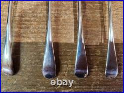 Vintage Set 6 Sheffield 1921 Sterling Silver Old English Pattern Teaspoons 115g