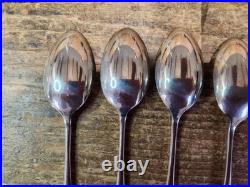 Vintage Set 6 Sheffield 1921 Sterling Silver Old English Pattern Teaspoons 115g