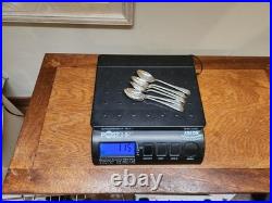 Vintage Set 6 Sheffield 1921 Sterling Silver Old English Pattern Teaspoons 115g