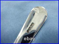 Vintage Set Of Six Sterling Silver, Old English Soup Spoons. Sheffield 1993