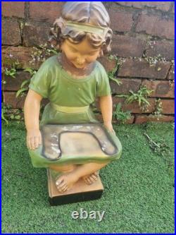 Vintage Shop Counter Display, English, Plaster, Decorative Figure, Art Deco 1930