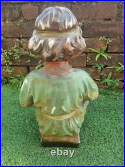 Vintage Shop Counter Display, English, Plaster, Decorative Figure, Art Deco 1930