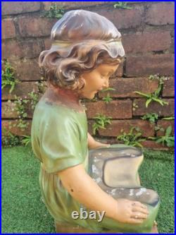 Vintage Shop Counter Display, English, Plaster, Decorative Figure, Art Deco 1930