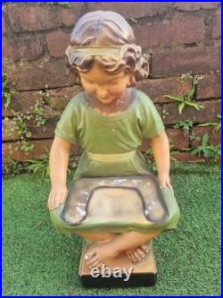 Vintage Shop Counter Display, English, Plaster, Decorative Figure, Art Deco 1930