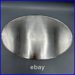 Vintage Silver Plate Gallery Serving Tray Handles Cocktail Drinks Viners English