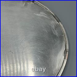 Vintage Silver Plated Footed Cocktail Tray English Drinks Ball & Claw Feet