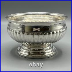 Vintage Silver Plated Rose Bowl Small Mini Cooler Ice Viners English Antique