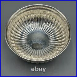 Vintage Silver Plated Rose Bowl Small Mini Cooler Ice Viners English Antique