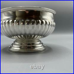 Vintage Silver Plated Rose Bowl Small Mini Cooler Ice Viners English Antique
