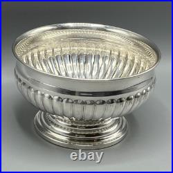 Vintage Silver Plated Rose Bowl Small Mini Cooler Ice Viners English Antique