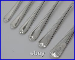 Vintage Solid Silver Cutlery 6 Forks Old English 17 cm long 230 Grams 2027/OSNT