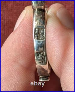 Vintage Solid Silver Sugar Tongs 39 grams Hallmarked IS/IB English Lion (H)