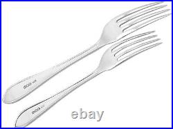 Vintage Sterling Silver Sandringham Pattern Canteen of Cutlery for Six Persons