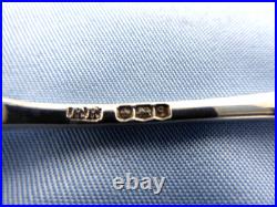 Vintage Sterling Silver Set Of Six Old English Butter Spreaders. Sheffield 1933