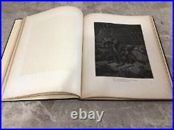 Vintage THE RIME OF THE ANCIENT MARINER, ILLUSTRATED BY GUSTAVE DORE, 1877 Book