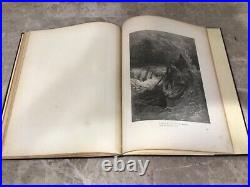 Vintage THE RIME OF THE ANCIENT MARINER, ILLUSTRATED BY GUSTAVE DORE, 1877 Book